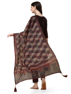 Hand Embroidered Kurta With Pant And Dupatta Set, Multicolor - Hiral Fashion - Distacart