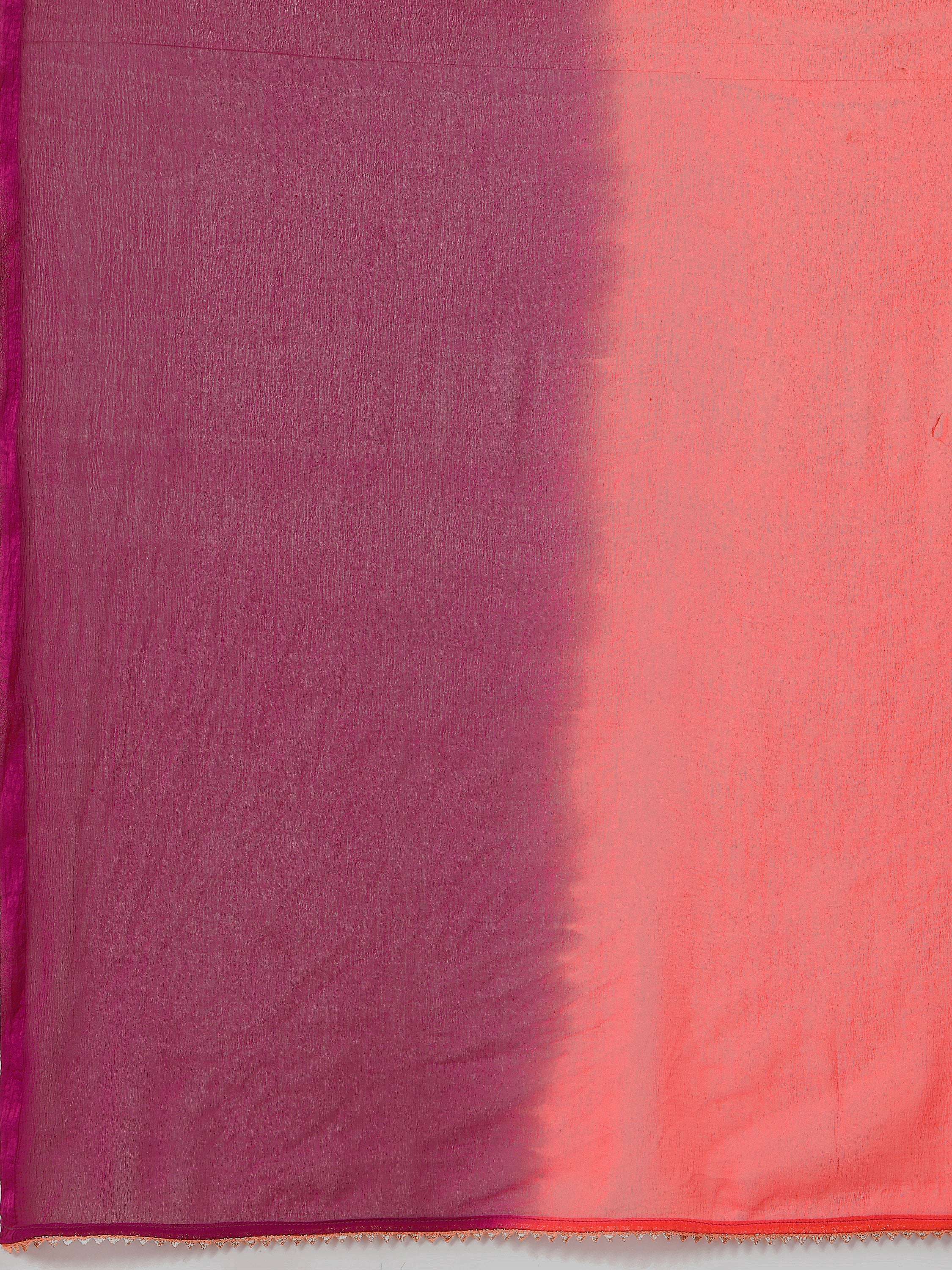 Ethnic Motif & Embroidered Kurta With Pant & Dupatta Set, Multicolor - Hiral Fashion