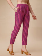 Mirror Embroidered & Printed Kurta With Pant & Dupatta Set, Multicolor - Hiral Fashion - Distacart