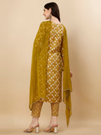 Printed Kurta With Pant & Dupatta Set, Multicolor - Hiral Fashion - Distacart