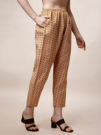 Thread Embroidered Bandhani Printed Kurta With Pant And Dupatta Set, Multicolor - Hiral Fashion - Distacart