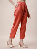 Cotton Printed Kurta With Pant And Dupatta Set, Multicolor - Hiral Fashion - Distacart