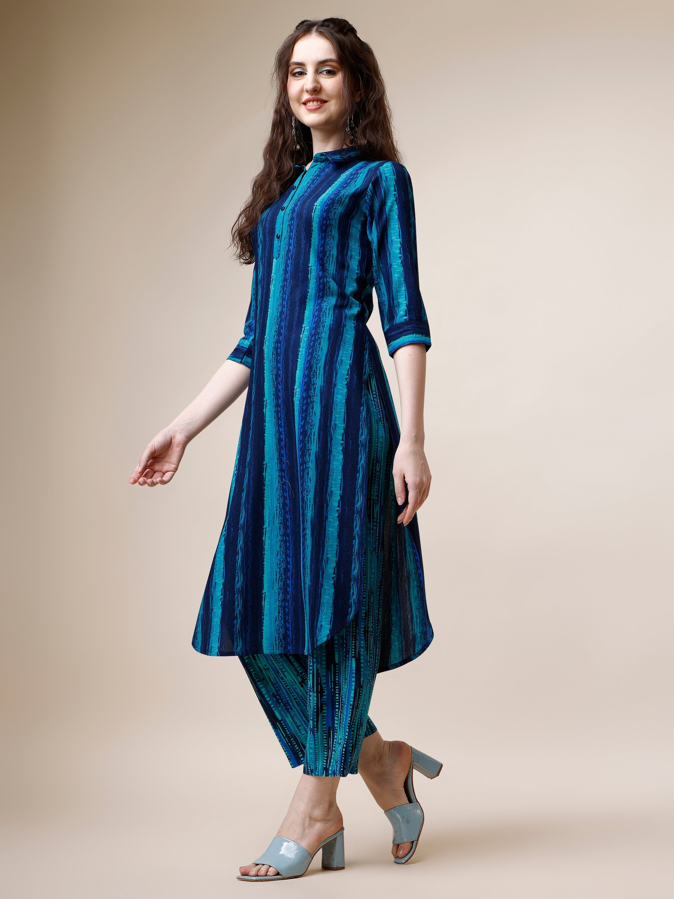 Kurta With Pant Set, Multicolor - Hiral Fashion - Distacart