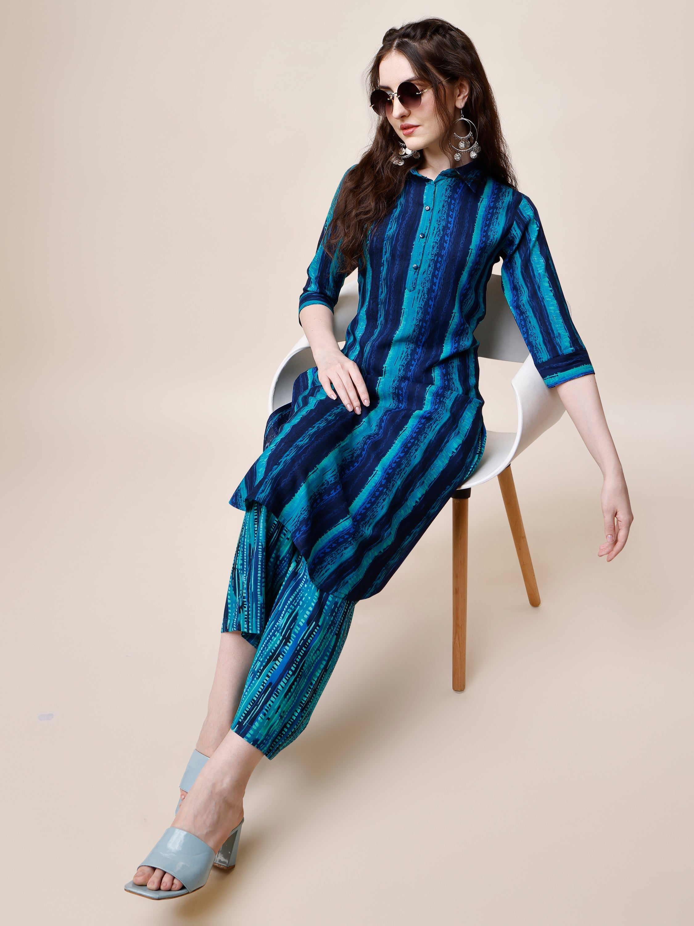 Kurta With Pant Set, Multicolor - Hiral Fashion - Distacart