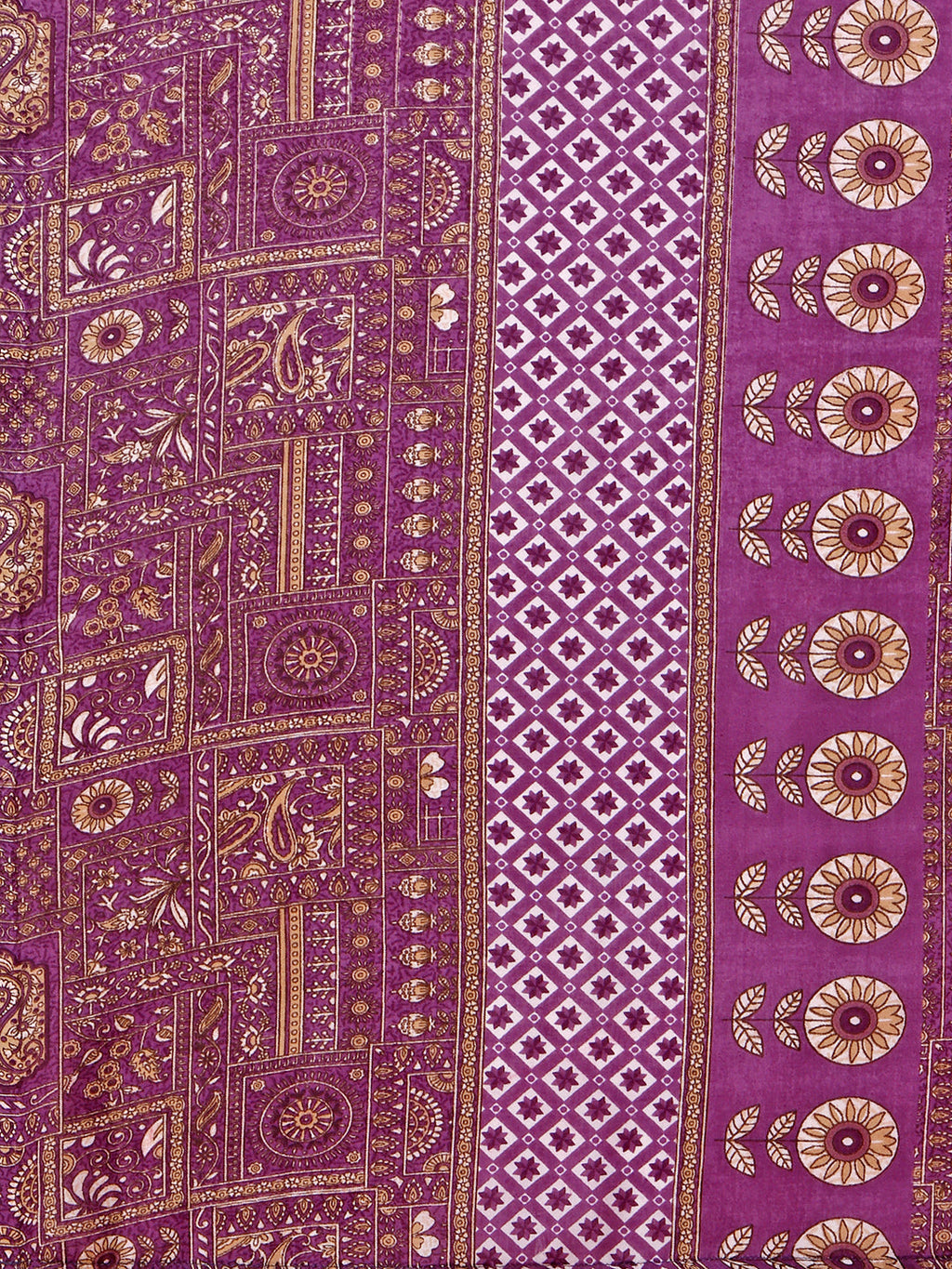 Cotton Printed Kurta With Pant And Printed Dupatta Set, Multicolor - Hiral Fashion - Distacart