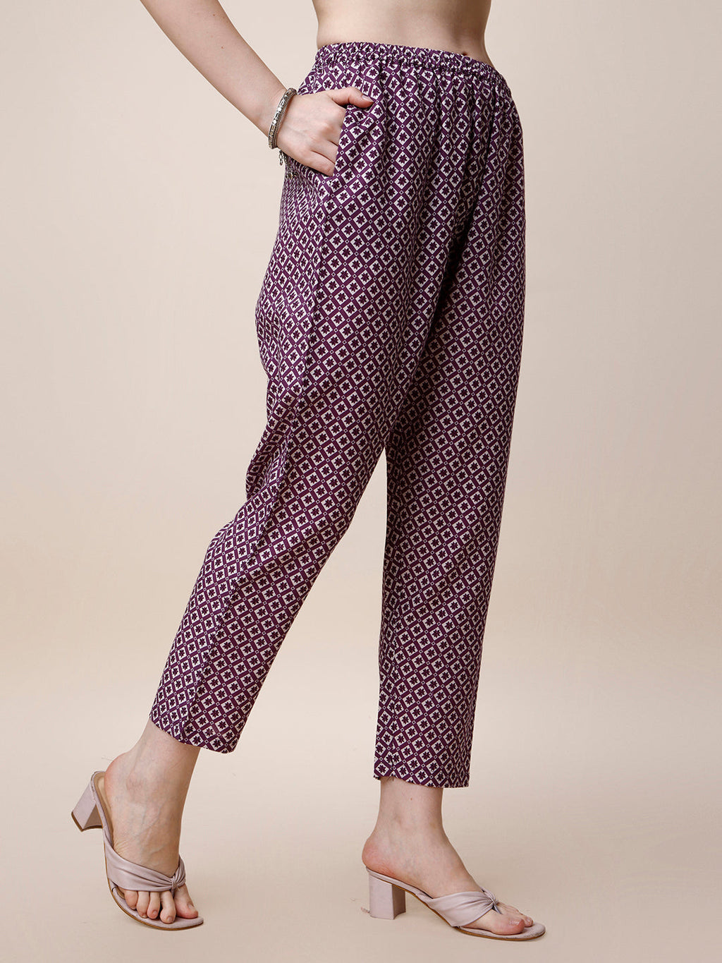 Cotton Printed Kurta With Pant And Printed Dupatta Set, Multicolor - Hiral Fashion - Distacart
