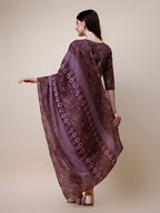 Cotton Printed Kurta With Pant And Printed Dupatta Set, Multicolor - Hiral Fashion - Distacart