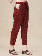 Printed Kurta With Pant & Dupatta Set, Multicolor - Hiral Fashion - Distacart