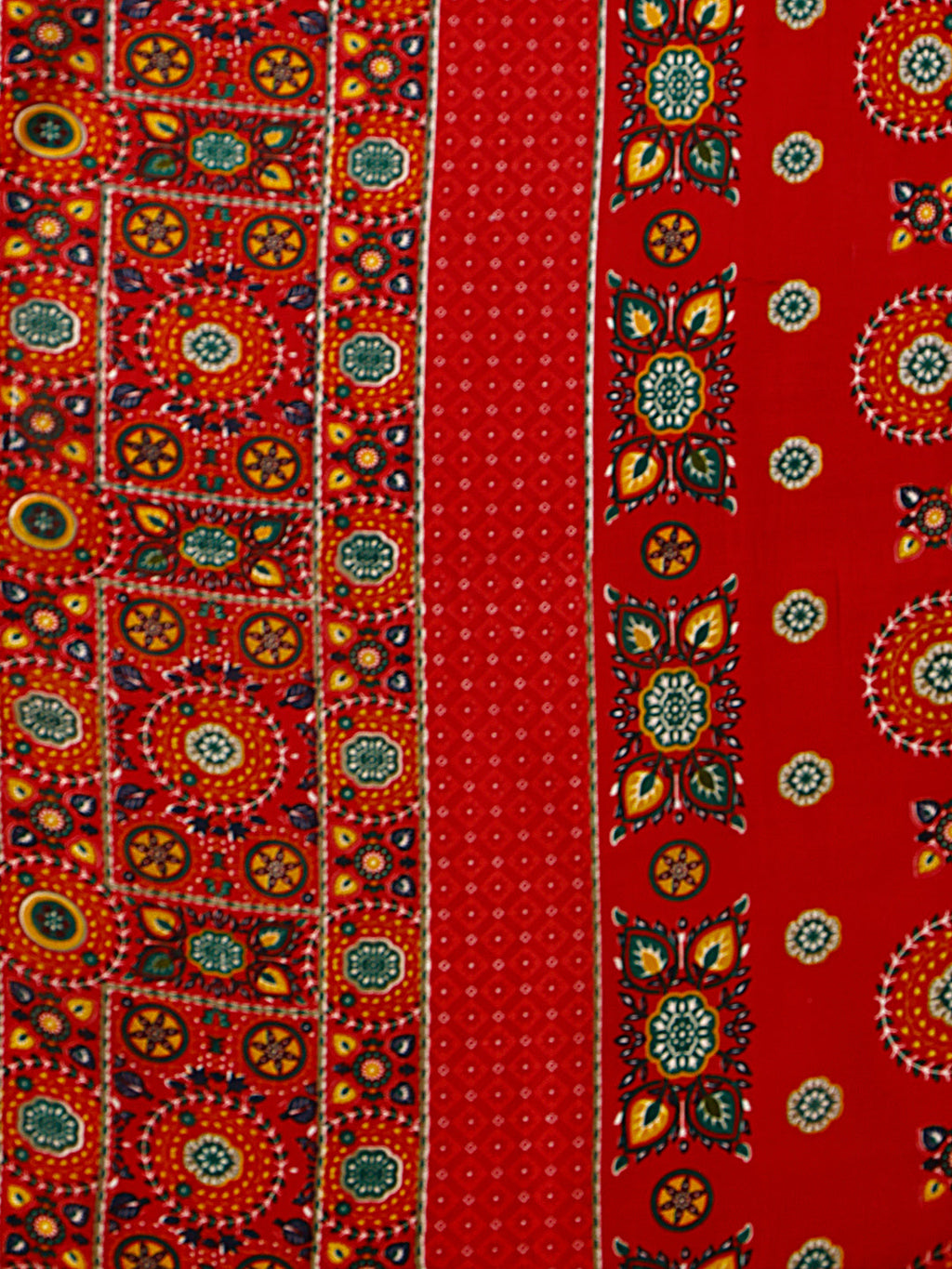 Cotton Printed Kurta With Pant & Dupatta Set, Multicolor - Hiral Fashion - Distacart