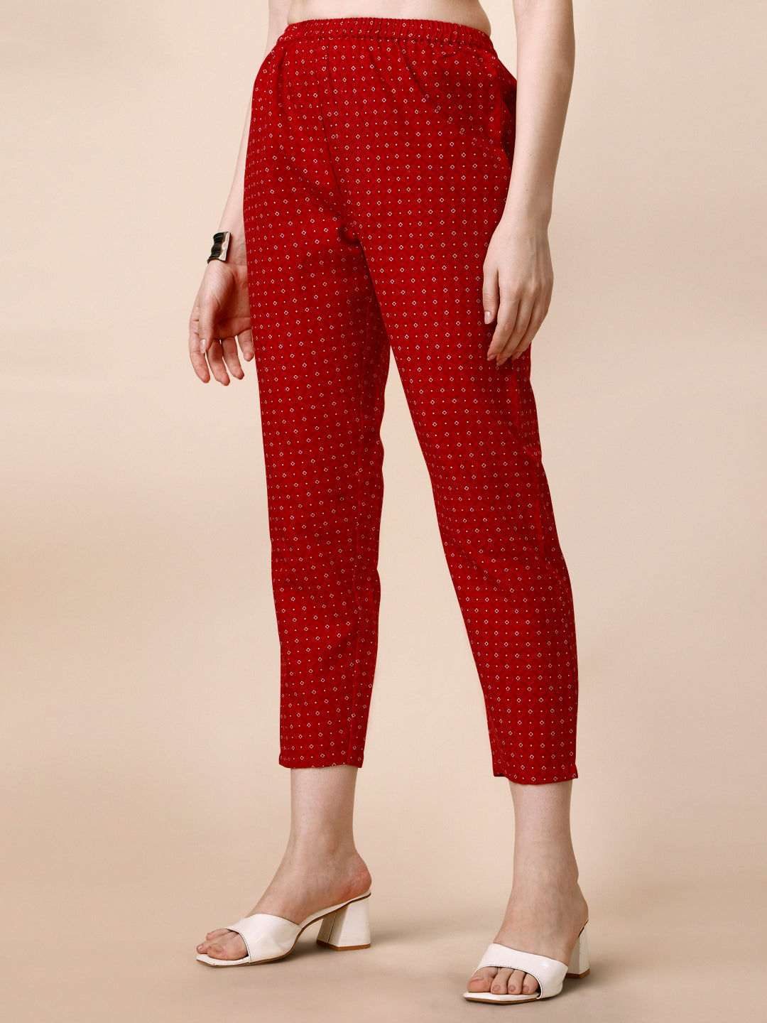 Cotton Printed Kurta With Pant & Dupatta Set, Multicolor - Hiral Fashion - Distacart