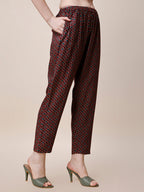 Printed Kurta With Pant & Dupatta Set, Multicolor - Hiral Fashion - Distacart