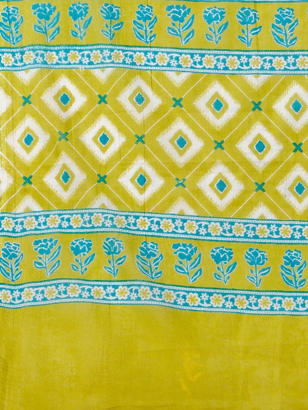 Block Printed Cotton Kurta With Pant And Dupatta Set, Multicolor - Hiral Fashion - Distacart