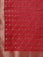 Pure Maslin Jacquard Kurta With Pant And Dupatta Set, Multicolor - Hiral Fashion - Distacart