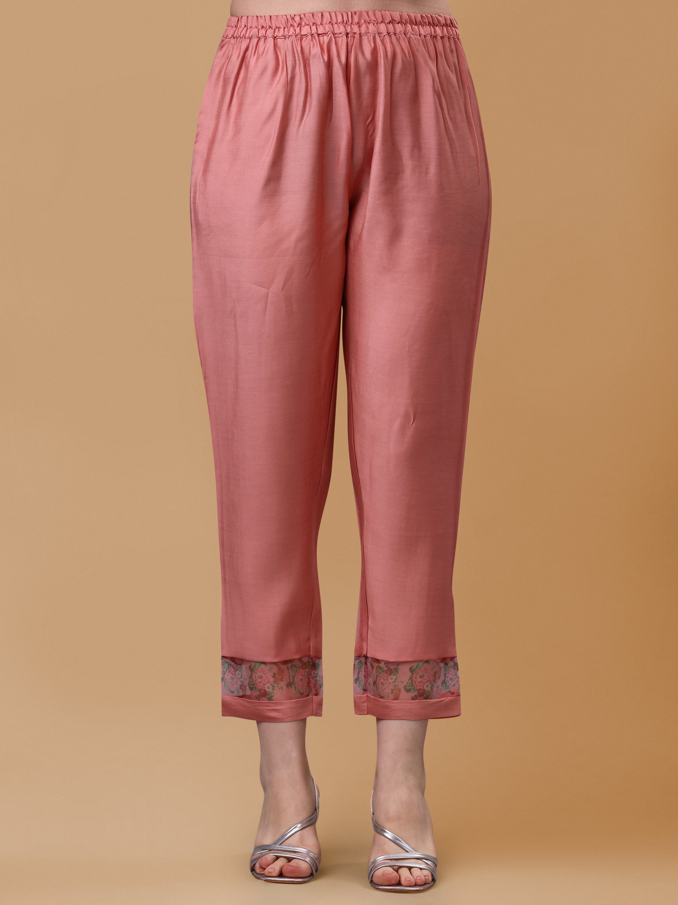 Embroidered Kurta With Pant & Dupatta Set, Multicolor - Hiral Fashion - Distacart