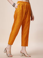 Embroidered Cotton Kurta With Pant And Dupatta Set, Multicolor - Hiral Fashion - Distacart