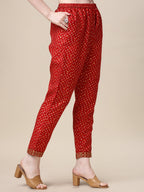 Embroidered Kurta With Pant And Dupatta Set, Multicolor - Hiral Fashion - Distacart