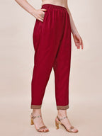 Pure Muslin Banarasi Jacquard Premium Kurta Trousers & Dupatta, Multicolor - Hiral Fashion - Distacart