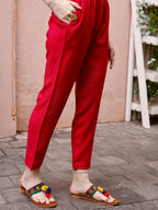 Alia Cut Hand Embroidered & Floral Printed Kurta With Pant & Dupatta Premium, Multicolor - Hiral Fashion - Distacart