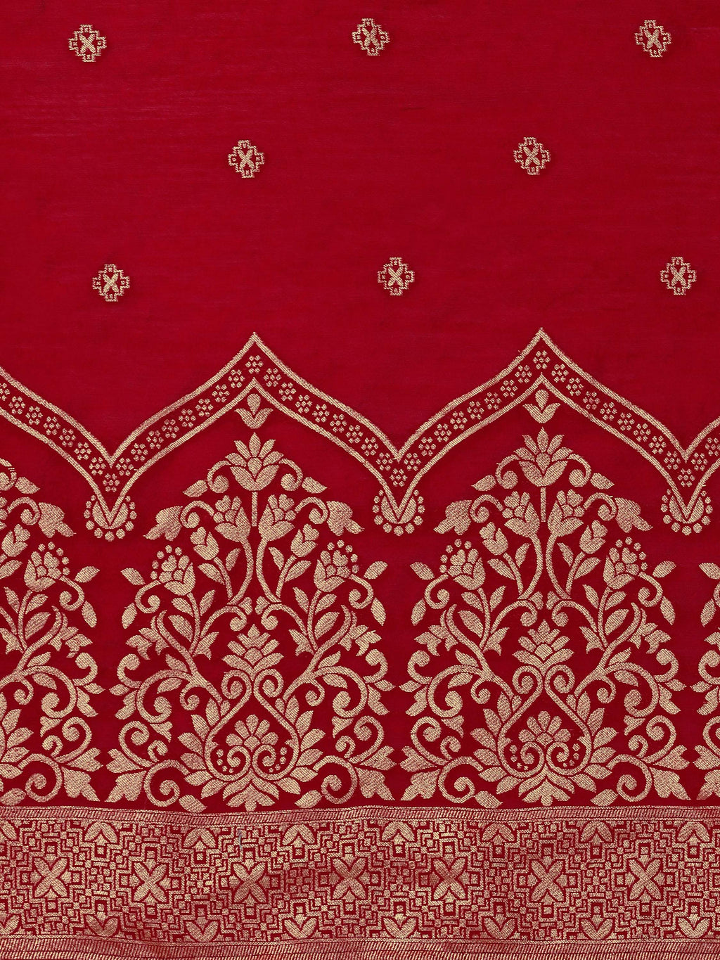 Hand Embroidered Kurta With Pant & Banarasi Dupatta, Multicolor - Hiral Fashion - Distacart