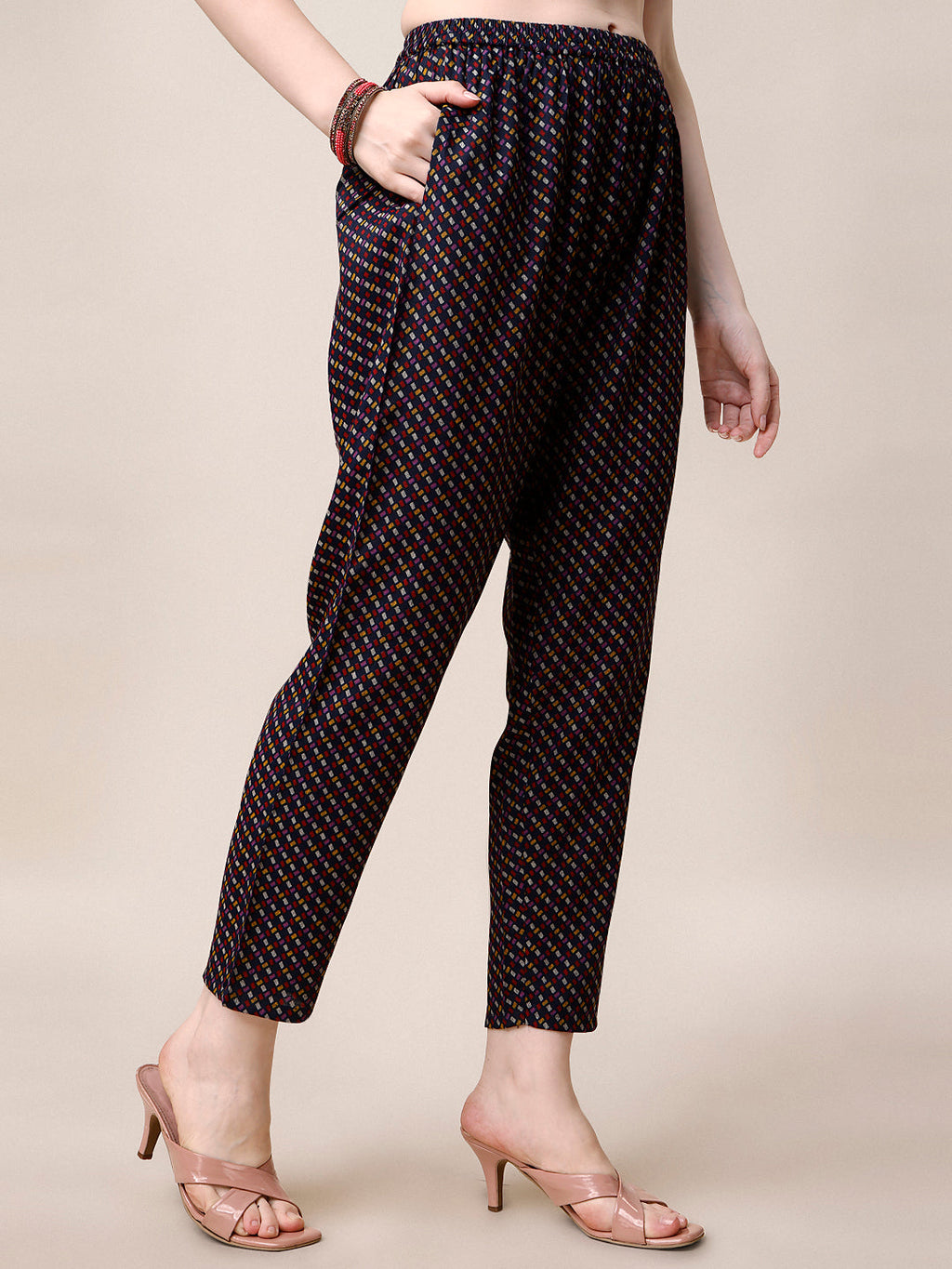 Printed Kurta With Pant & Dupatta Set, Multicolor - Hiral Fashion - Distacart