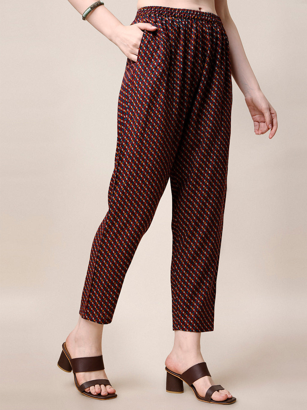 Printed Kurta With Pant & Dupatta Set, Multicolor - Hiral Fashion - Distacart