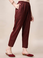 Printed Kurta With Pant & Dupatta Set, Multicolor - Hiral Fashion - Distacart