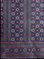 Embroidered Kurta With Pant And Printed Dupatta Set, Multicolor - Hiral Fashion - Distacart