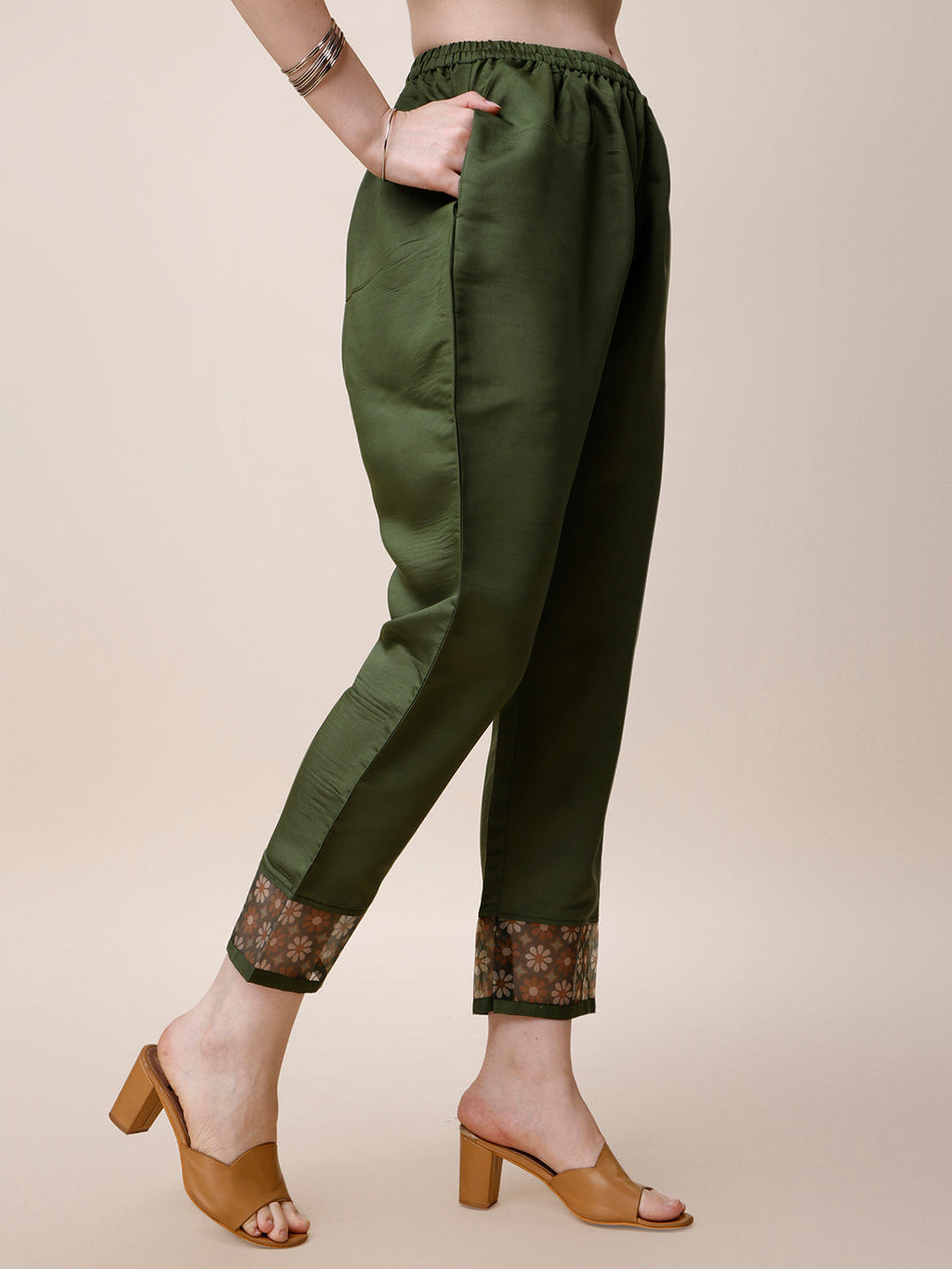 Embroidered Kurta With Pant And Printed Dupatta Set, Multicolor - Hiral Fashion - Distacart
