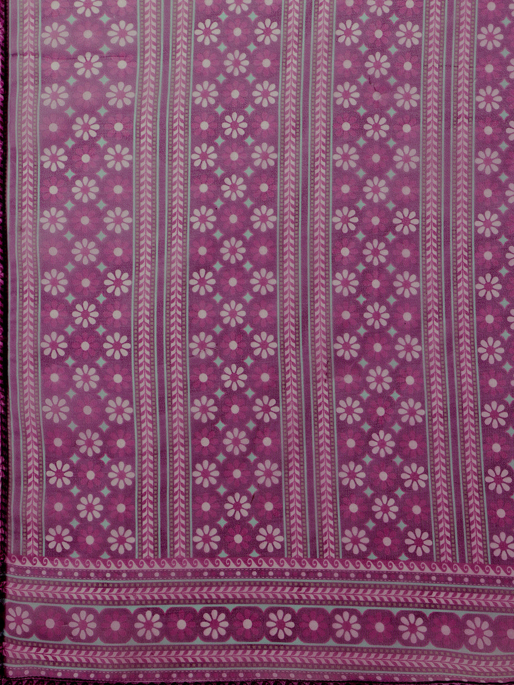 Embroidered Kurta With Pant And Printed Dupatta Set, Multicolor - Hiral Fashion - Distacart