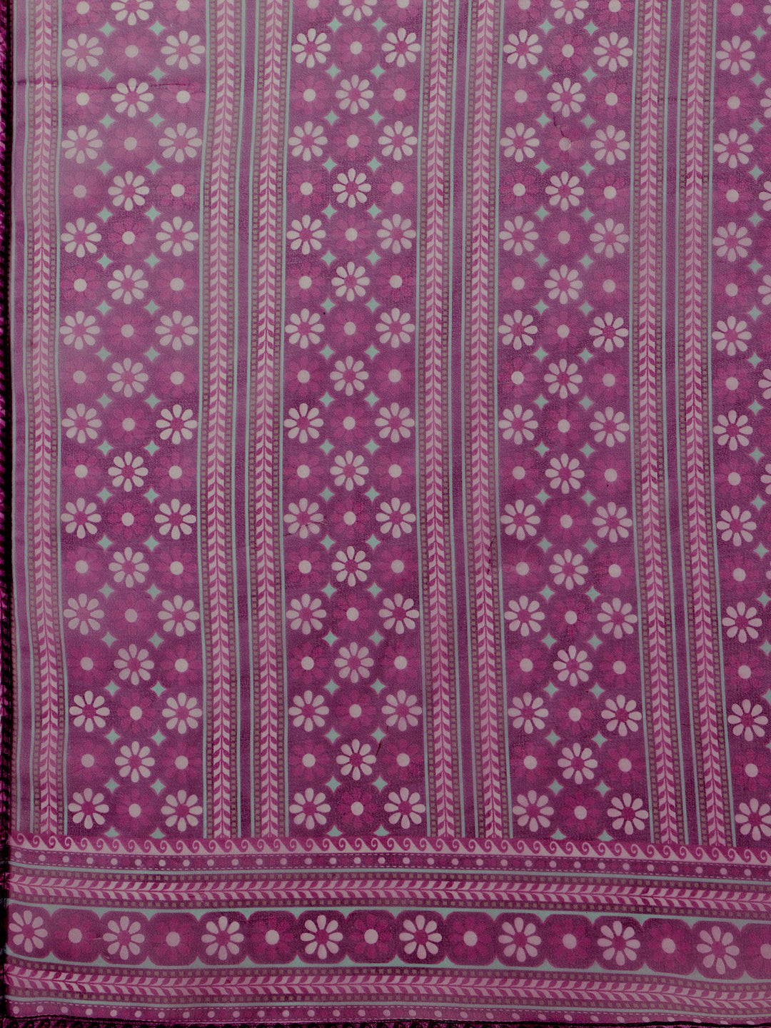 Embroidered Kurta With Pant And Printed Dupatta Set, Multicolor - Hiral Fashion - Distacart