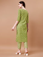 Embroidered & Floral Printed Kurta With Pant & Dupatta, Multicolor - Hiral Fashion - Distacart