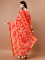 Embroidered & Floral Printed Kurta With Pant & Dupatta, Multicolor - Hiral Fashion - Distacart