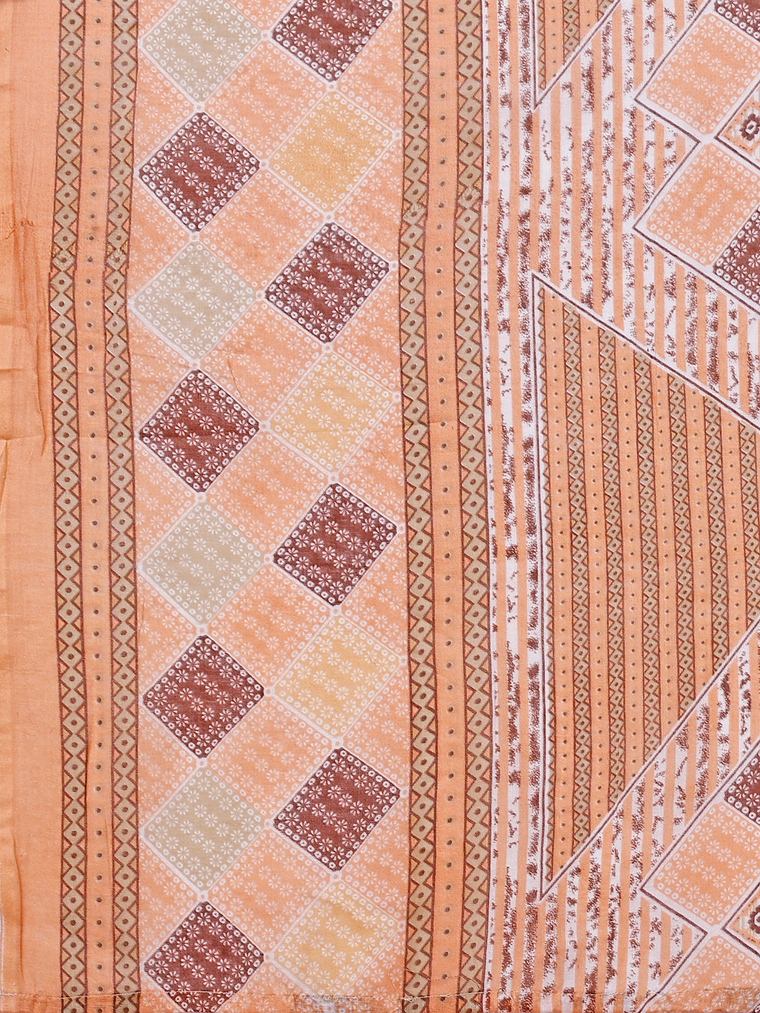 Printed & Lace Yoke Embroidered Kurta With Pant & Dupatta, Multicolor - Hiral Fashion - Distacart