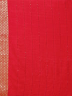 Hand Embroidered Kurta With Pant & Dupatta, Multicolor - Hiral Fashion
