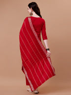 Hand Embroidered Kurta With Pant & Dupatta, Multicolor - Hiral Fashion - Distacart