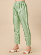 Hand Embroidered Kurta With Pant And Dupatta Set, Multicolor - Hiral Fashion - Distacart