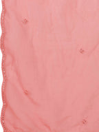 Hand Embroidered Kurta With Pant & Organza Dupatta, Multicolor - Hiral Fashion - Distacart