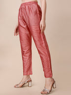 Hand Embroidered Kurta With Pant & Organza Dupatta, Multicolor - Hiral Fashion - Distacart