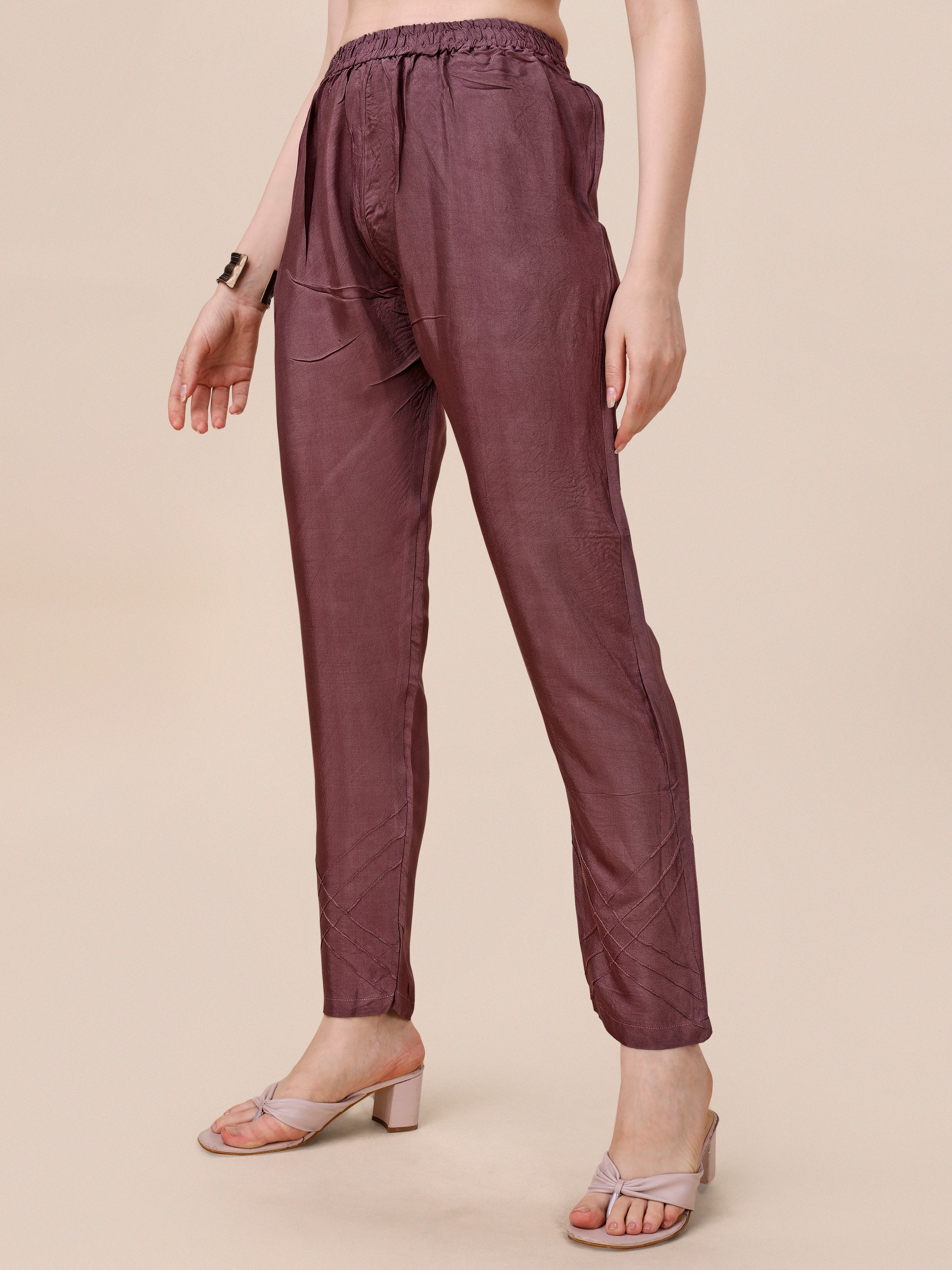 Hand Embroidered Kurta With Pant And Dupatta Set, Multicolor - Hiral Fashion - Distacart