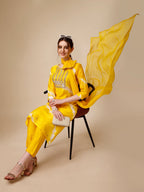 Lehariya Printed And Embroidered Kurta With Pant And Dupatta Set, Multicolor - Hiral Fashion - Distacart