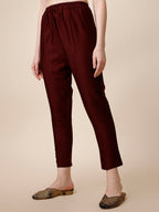 Embroidered Maroon Kurta With Pant And Dupatta Set, Multicolor - Hiral Fashion - Distacart