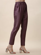 Embroidered Lavender Kurta With Pant And Dupatta Set, Multicolor - Hiral Fashion - Distacart