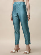 Hand Embroidered Kurta With Pant And Dupatta Set, Multicolor - Hiral Fashion - Distacart