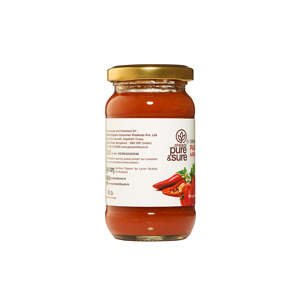 Pure & Sure Organic Arrabbiata Sauce - Distacart