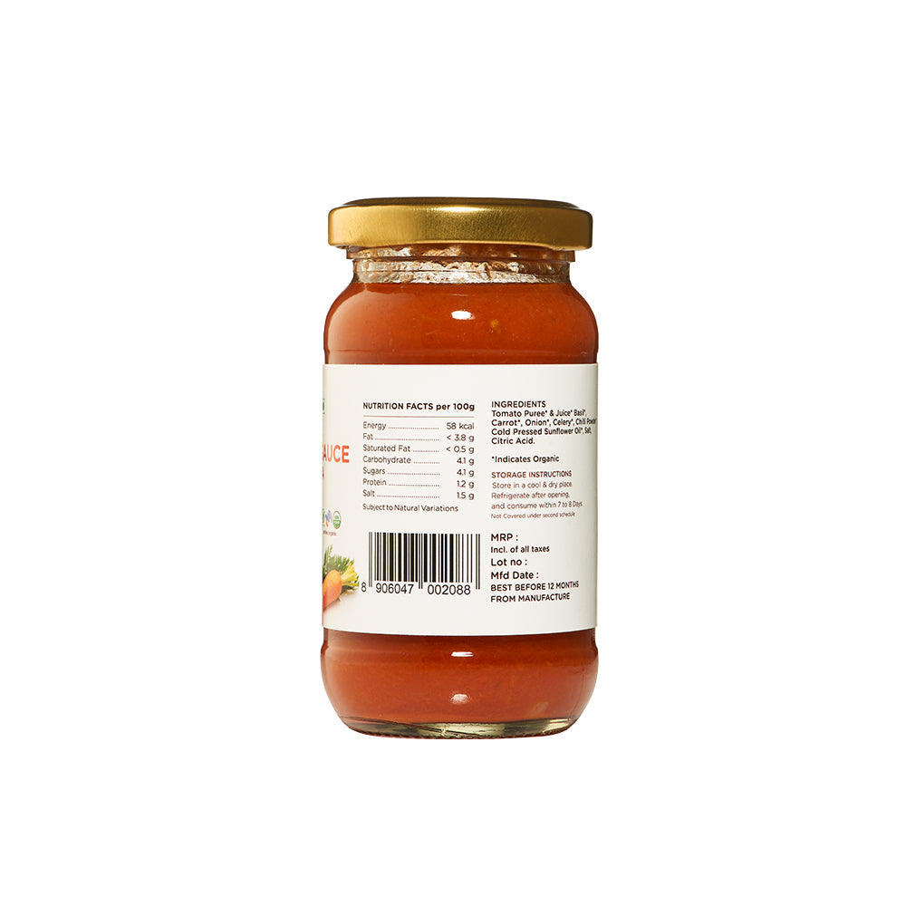 Pure & Sure Organic Arrabbiata Sauce - Distacart