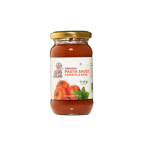 Pure & Sure Organic Tomato Basil Sauce