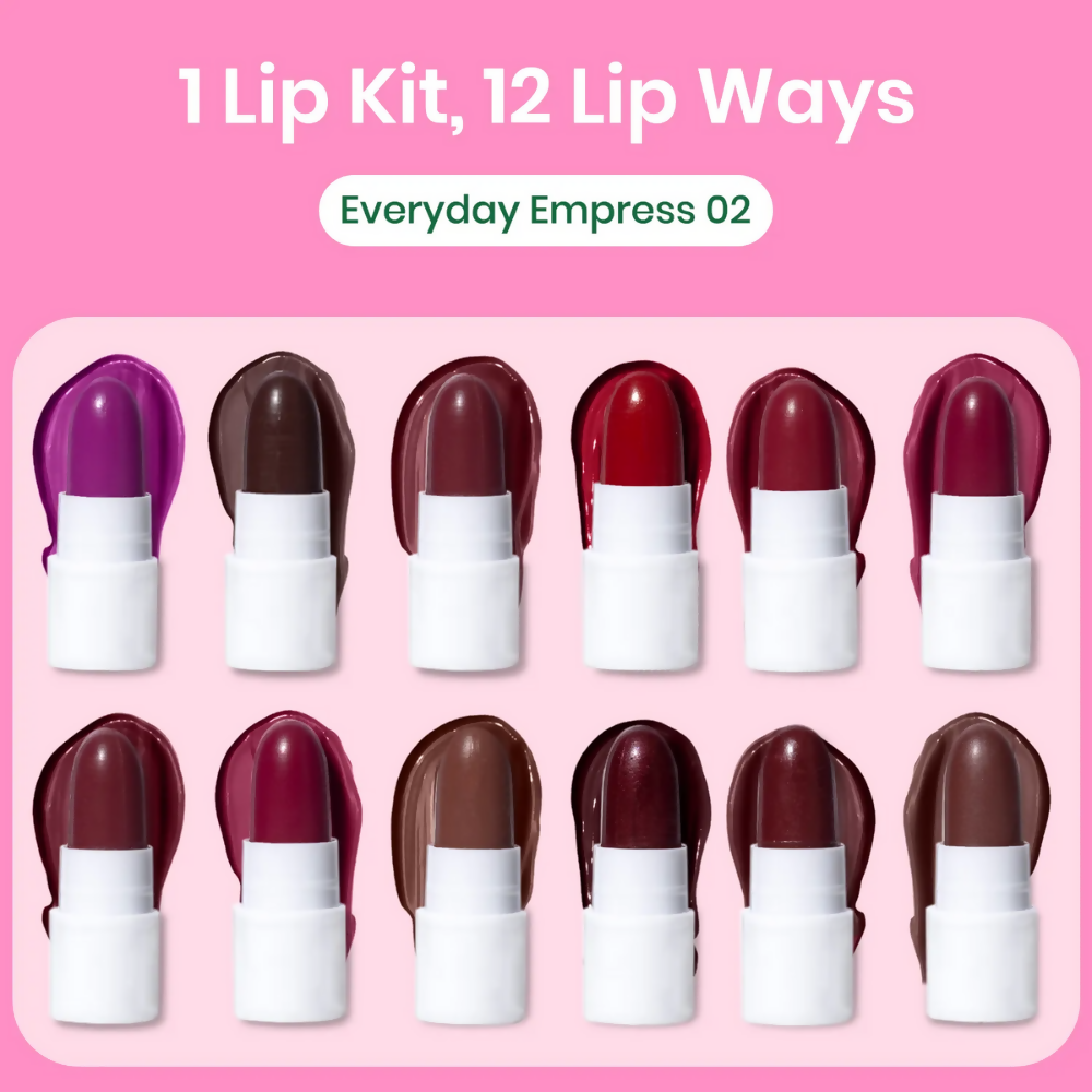 NY Bae 12 In 1 Mini Lip Kit - Everyday Empress 02 - Distacart