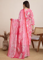 Prazu Fashion Light Pink Printed Cotton Blend Festival Wear Salwar Suit - Distacart