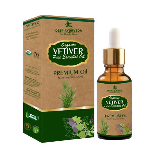 Deep Ayurveda Vetiver Pure Essential Oil
