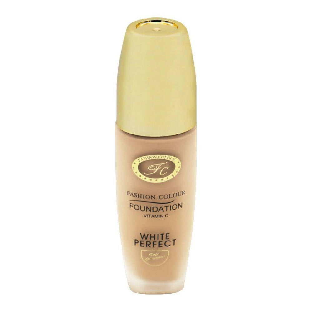 Fashion Colour White Perfect Vitamin C Foundation-01 Pearl White (Fair Skin Tone)